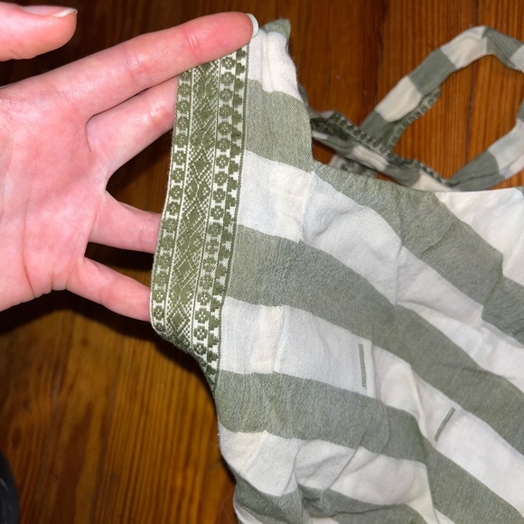 L.A.M.B. Halter top green white stripe spring 2009 size XS rare gwen stefani - Picture 6 of 6